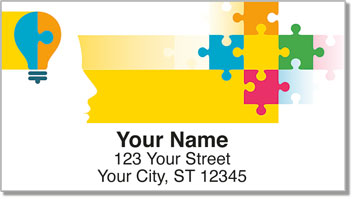 Jigsaw Puzzle Address Labels