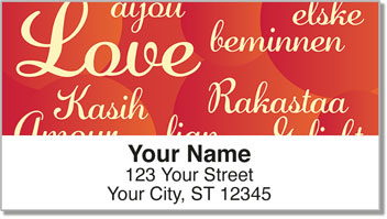 Foreign Language Address Labels