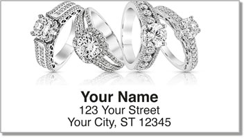 Ring Bling Address Labels