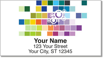 Splendid Square Address Labels