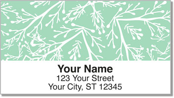 Petal Pattern Address Labels
