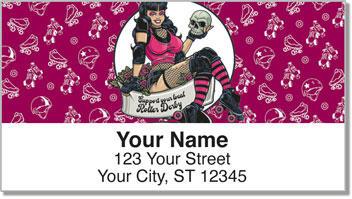Roller Derby Address Labels