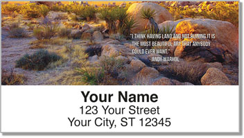 Nature Quotation Address Labels