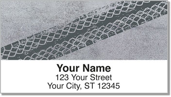 Tire Tread Address Labels