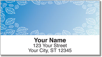 Leaf Border Address Labels