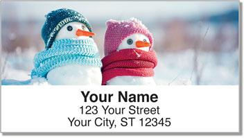 Snowman Address Labels