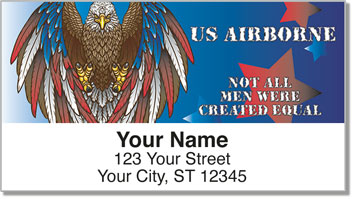 U.S. Airborne Address Labels
