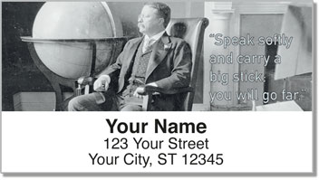Teddy Roosevelt Address Labels