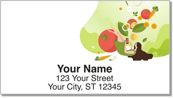 Healthy Eating Address Labels