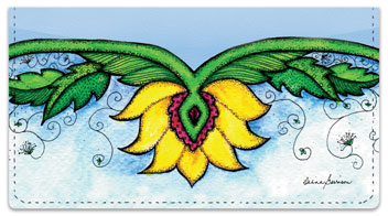 Flower Garden Checkbook Cover