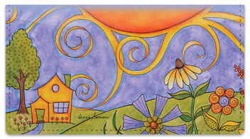 Humble Home Checkbook Cover
