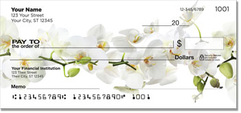 Orchid Print Checks