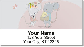 Mischievous Mice Address Labels
