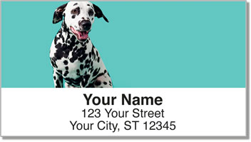 Darling Dalmatian Address Labels