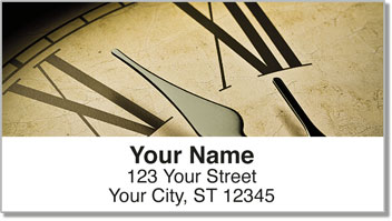 Clock Face Address Labels