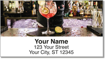 Cocktail Address Labels
