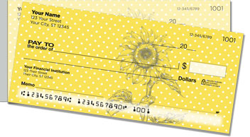 Artistic Sunflower Side Tear Checks