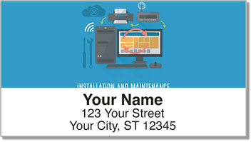 Computer Repair Address Labels