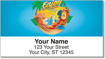 Funky Parrot Address Labels