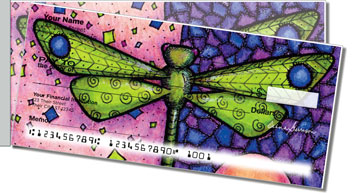 Dragonfly Art Side Tear Checks