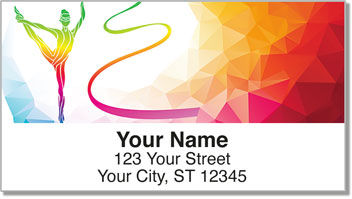 Ribbon Dancing Address Labels