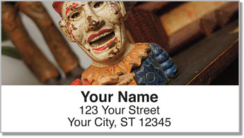 Antique Bank Address Labels
