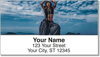 Belly Dancing Address Labels