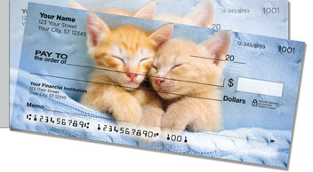 Twin Baby Animal Side Tear Checks