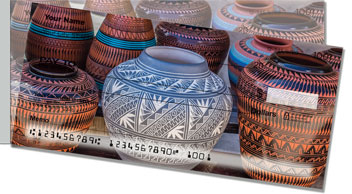 Southwest Pottery Design Side Tear Checks