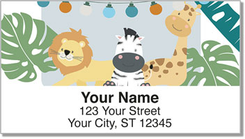 Jungle Buddy Address Labels