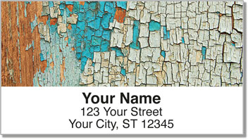 Cracked Paint Address Labels