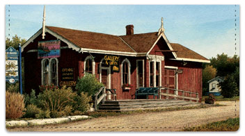 Railway Stations Checkbook Cover
