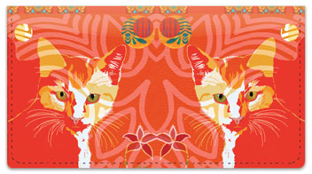 Meowza Checkbook Cover