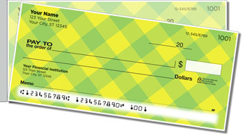 Yellow Plaid Side Tear Checks