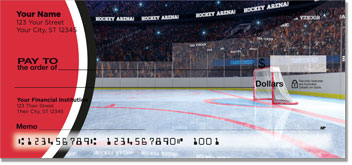 Red & Black Hockey Checks