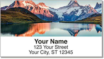 Mountain Peak Address Labels