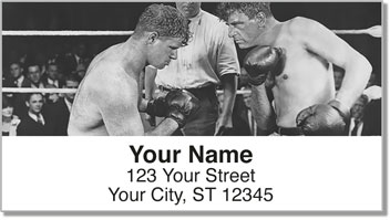 Vintage Boxing Address Labels
