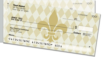 Classic Fleur de Lis Side Tear Checks