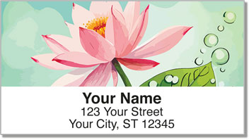 Wild Water Lily Address Labels