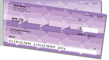 Purple Arrow Side Tear Checks