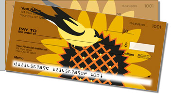 Goldfinch and Cardinal Side Tear Checks