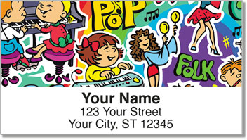 Kid Choir Address Labels