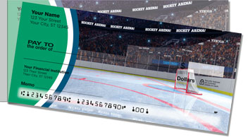 Green & Blue Hockey Side Tear Checks