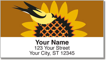 Goldfinch and Cardinal Address Labels