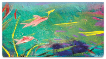 Daugherty Aquarium Checkbook Cover