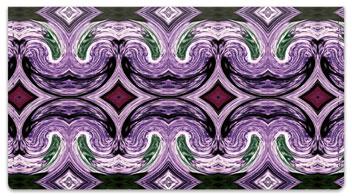 Purple Pattern Checkbook Cover