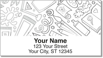 Color Me Address Labels