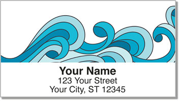 Cool Liquid Address Labels