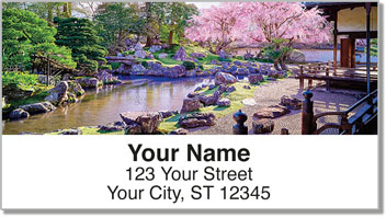 Japanese Garden Address Labels