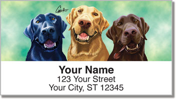 Labrador Retriever Address Labels